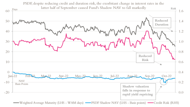 PSDF credit and duration risk