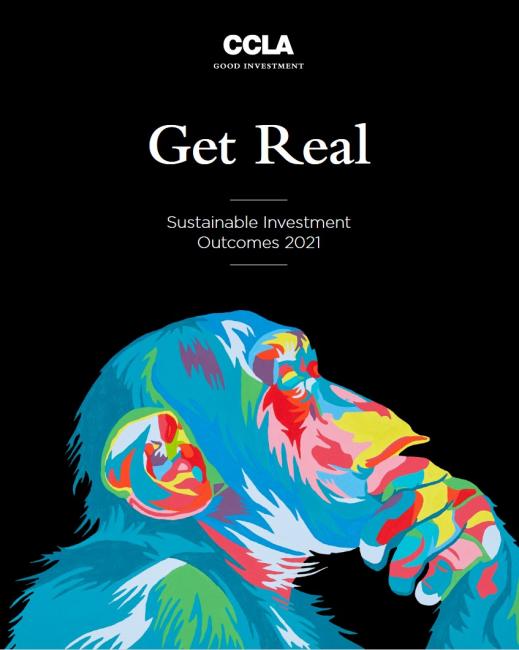 Get Real Sustainable Investment Outcomes 2021 report front cover