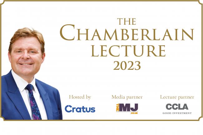 Chamberlain Lecture 2023 advertising image