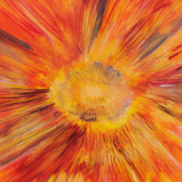 Painting of the sun