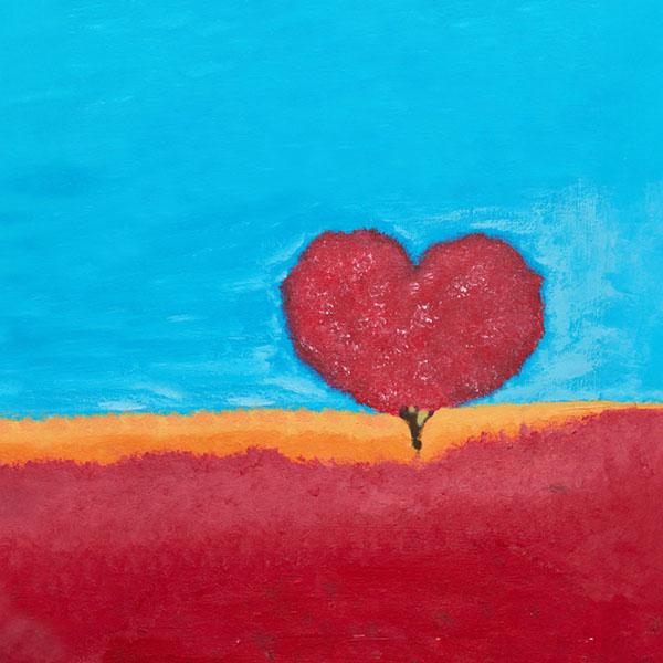 Painting of a heart